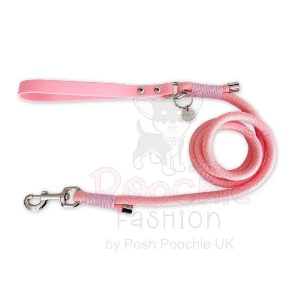 5ft Rope Dog Lead in Pastel Pink Piggie 4