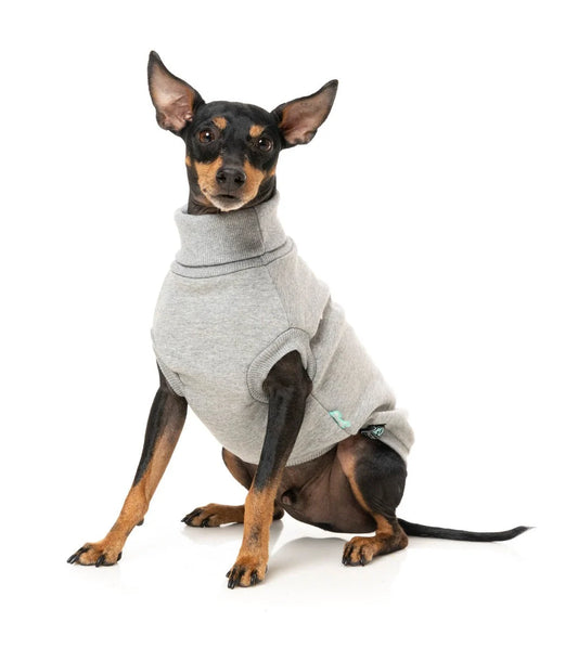 FuzzYard Stevie Dog Sweater - Grey