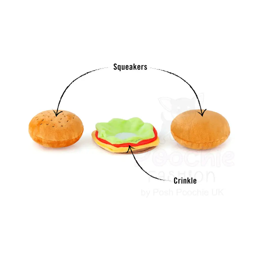 American Classic Barky Burger Dog Toy by P.l.a.y - P.l.a.y - 3