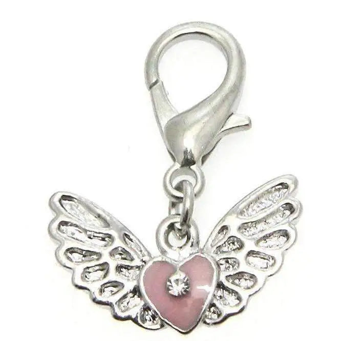Angel Wings Dog Collar Charm - Posh Pawz - 1
