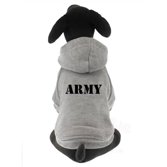 Army Dog Hoodie Sweatshirt - Poochie Fashion - 2