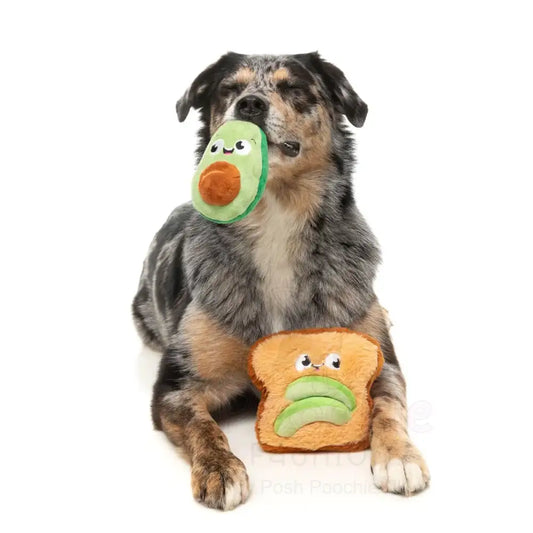 Avocado & Toast 2 Pack Dog Toys by Fuzzyard - Fuzzyard - 2
