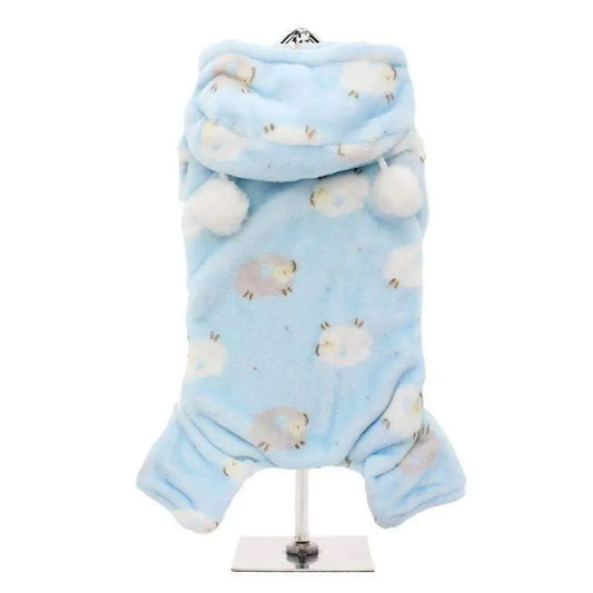 Baby Blue Counting Sheep Dog Pyjamas Xl - Sale - 2
