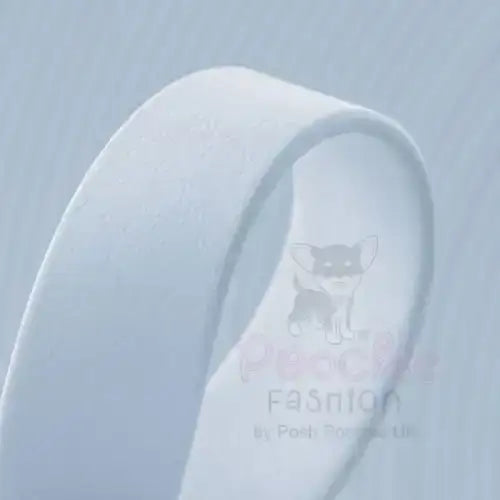 Baby Blue Waterproof Personalised Dog Collar with Large Diamante Letters - Poochie Fashion - 7