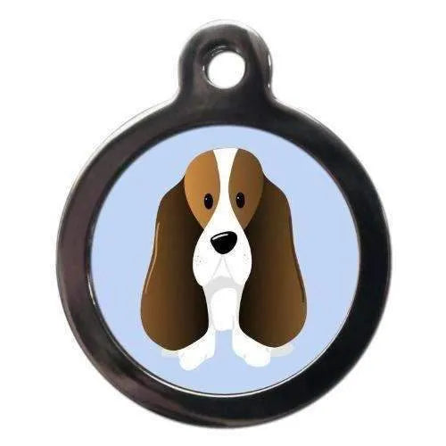 Basset Hound Dog Id Tag Ps Pet Tags 1