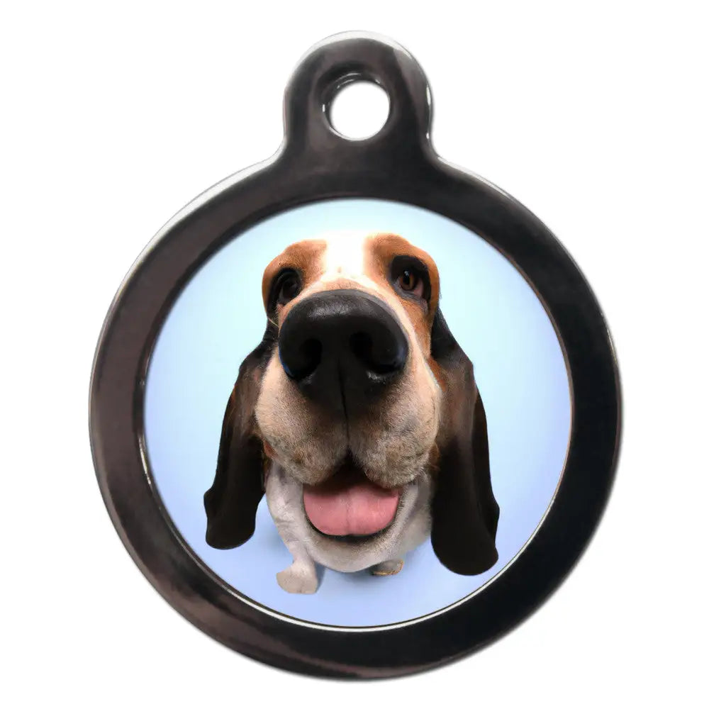 Basset Hound Fish Eye Lens Dog Id Tag - Ps Pet Tags - 1
