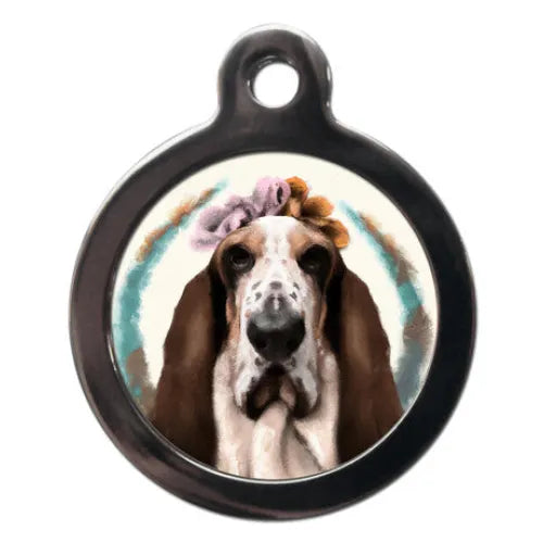 Basset Hound Hippy Dog Id Tag Ps Pet Tags 1