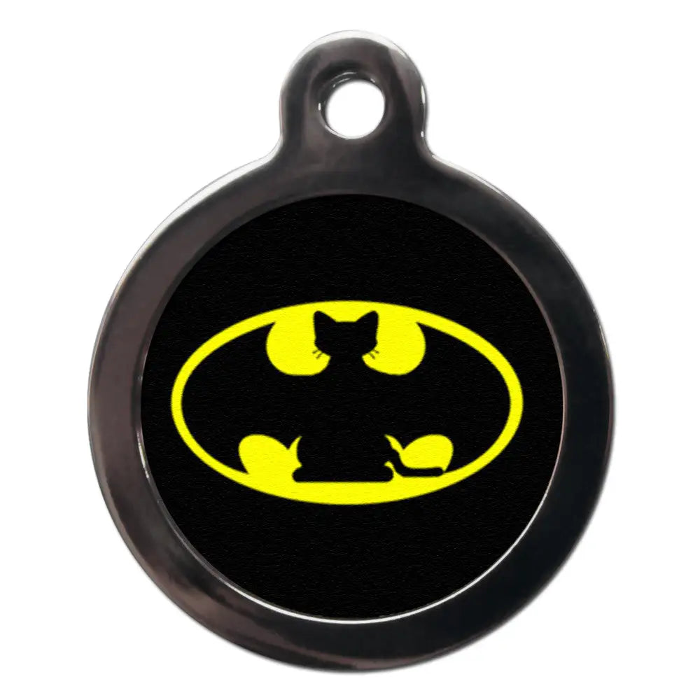Batcat Logo Cat Id Tag - Ps Pet Tags - 1
