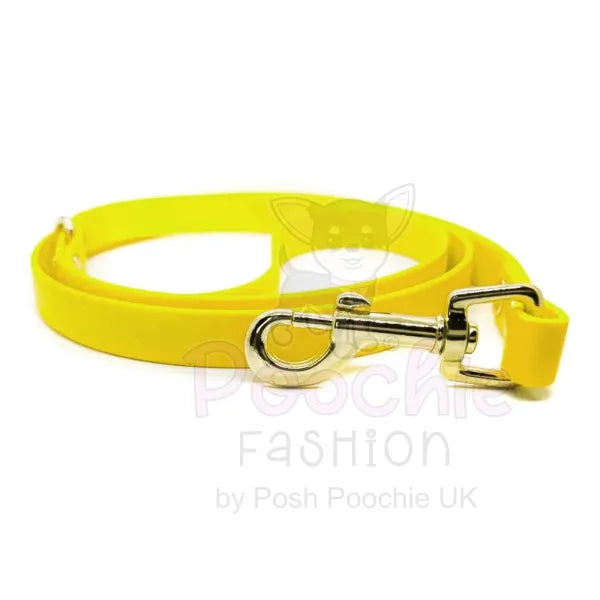 Biothane Dog Collar in Neon Yellow - Posh Pawz - 2