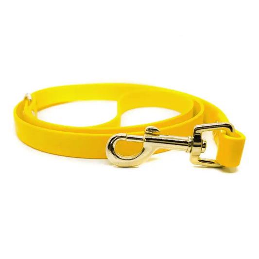 Biothane Dog Lead In Yellow - Poochie Fashion - 1