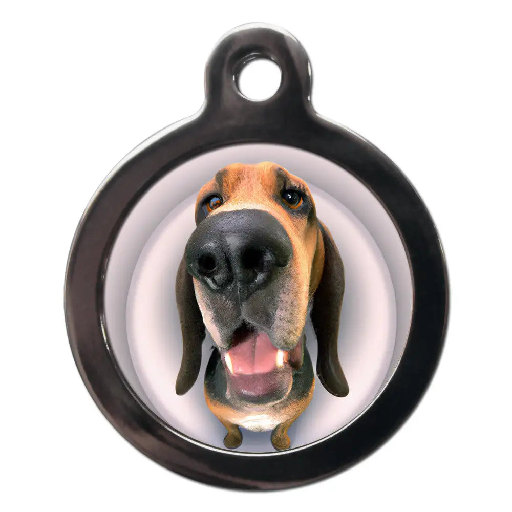 Blood Hound Fish Eye Lens Dog Id Tag - Ps Pet Tags - 1