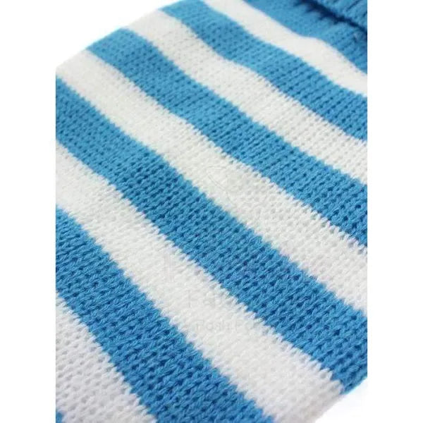 Blue and White Candy Stripe Dog Jumper - Urban - 3