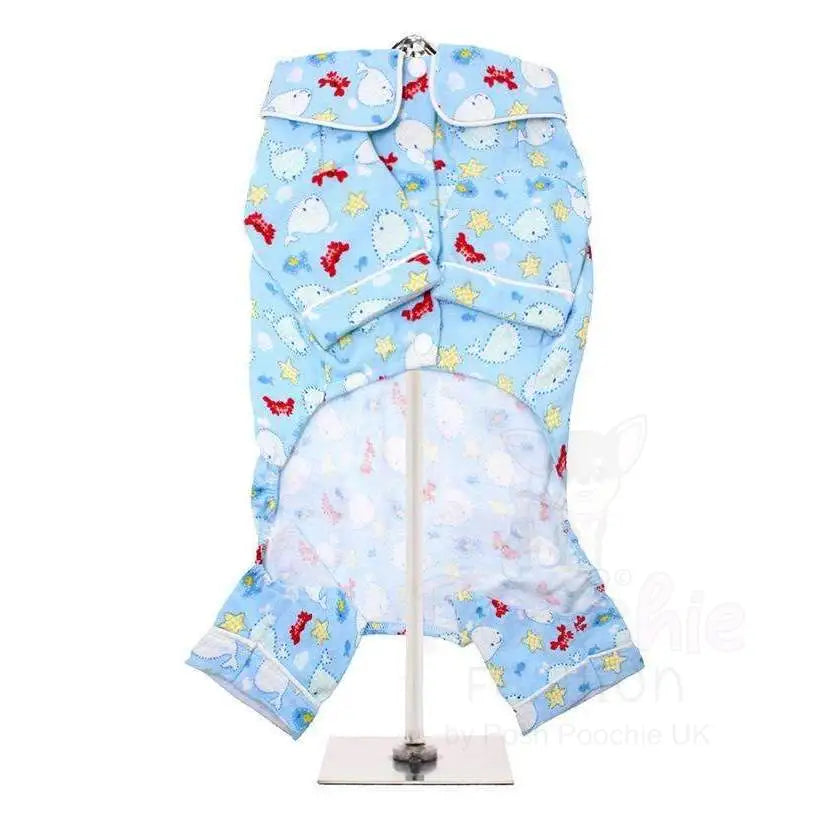 Blue Ocean Bedtime Dog Pyjamas Large - Sale - 4