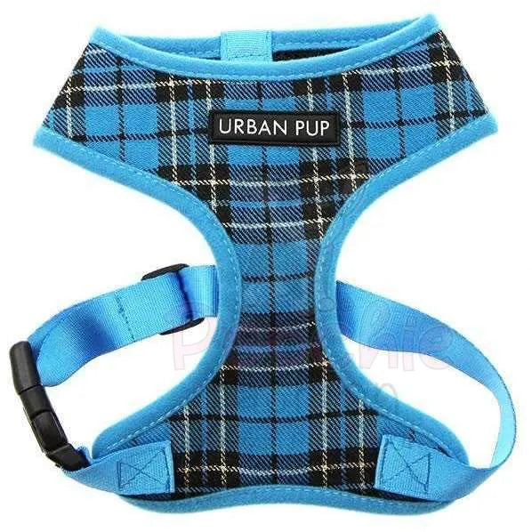 Blue Tartan Plaid Dog Harness - Sale - 4