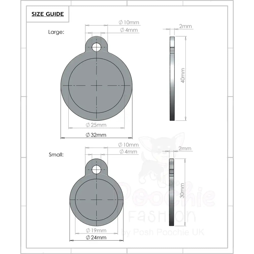 Born this Way Dog Id Tag - Ps Pet Tags - 4