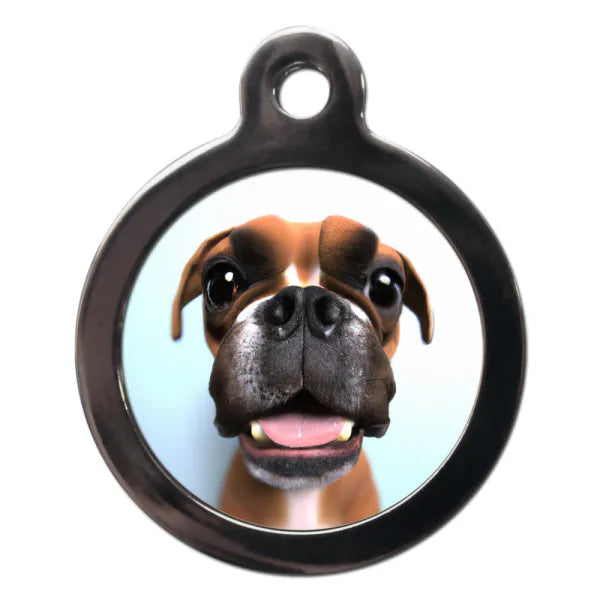 Boxer Fish Eye Dog Id Tag Ps Pet Tags 1