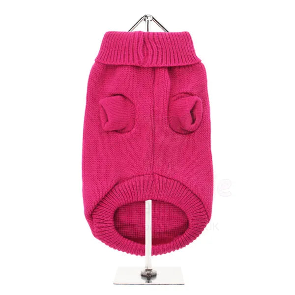 Bruiser’s Hot Pink Knitted Dog Jumper - Urban - 4