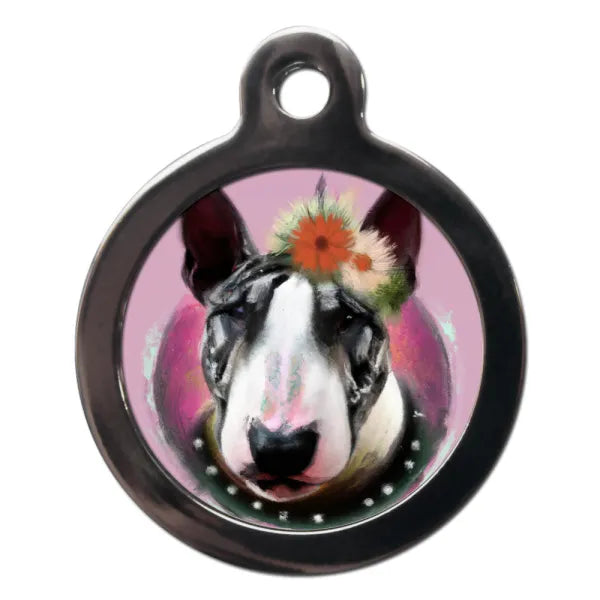 Bull Terrier Hippy Dog Id Tag Ps Pet Tags 1