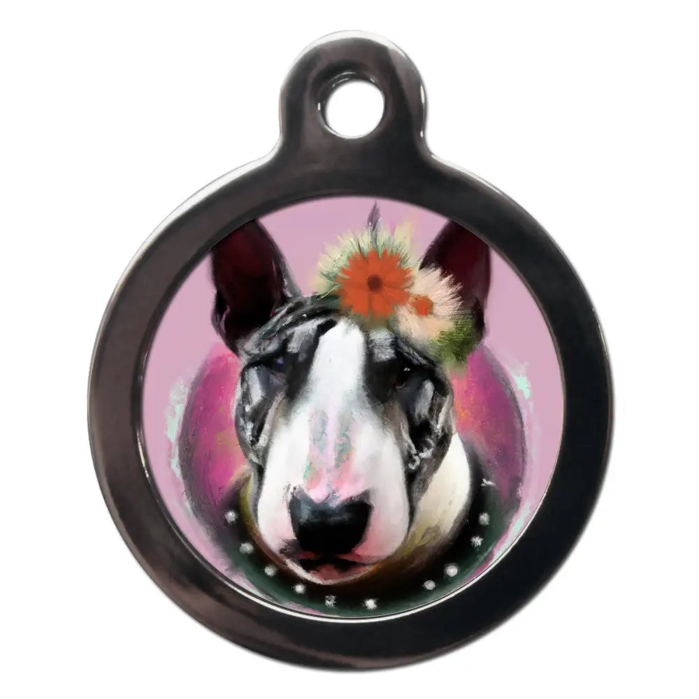 Bull Terrier Hippy Dog Id Tag - Ps Pet Tags - 1