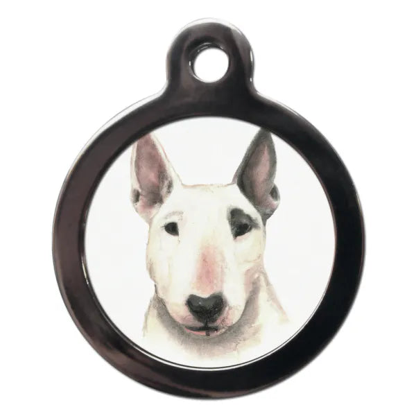 Bull Terrier Portrait Dog Id Tag Ps Pet Tags 1
