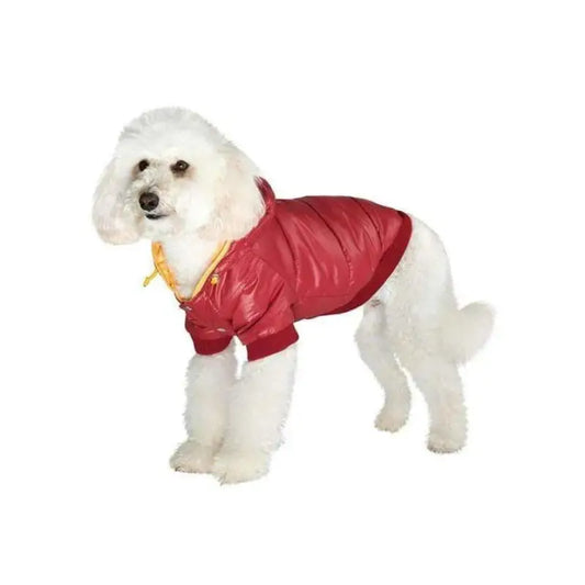 Urban Pup Red Puffa Insulated Dog Coat Medium - Sale - 2