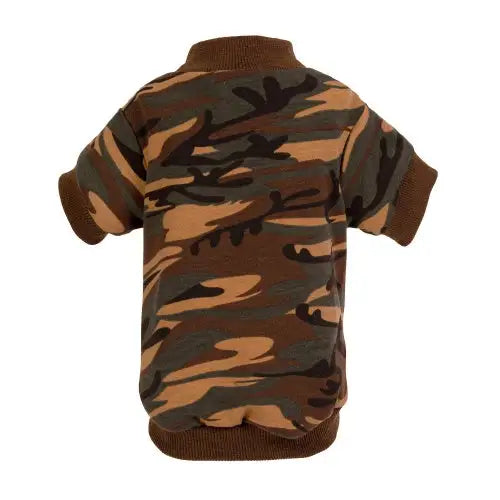 Camouflage Dog Sweatshirt - Rich Paw - 1