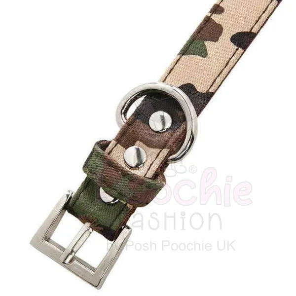 Camouflage Fabric Dog Collar - Urban - 2