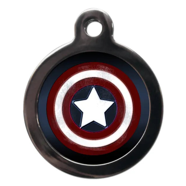 Captain America Superhero Dog Id Tag Ps Pet Tags 1