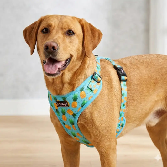 Caribbean Adjustable Neck Dog Harness - Piggie - 2