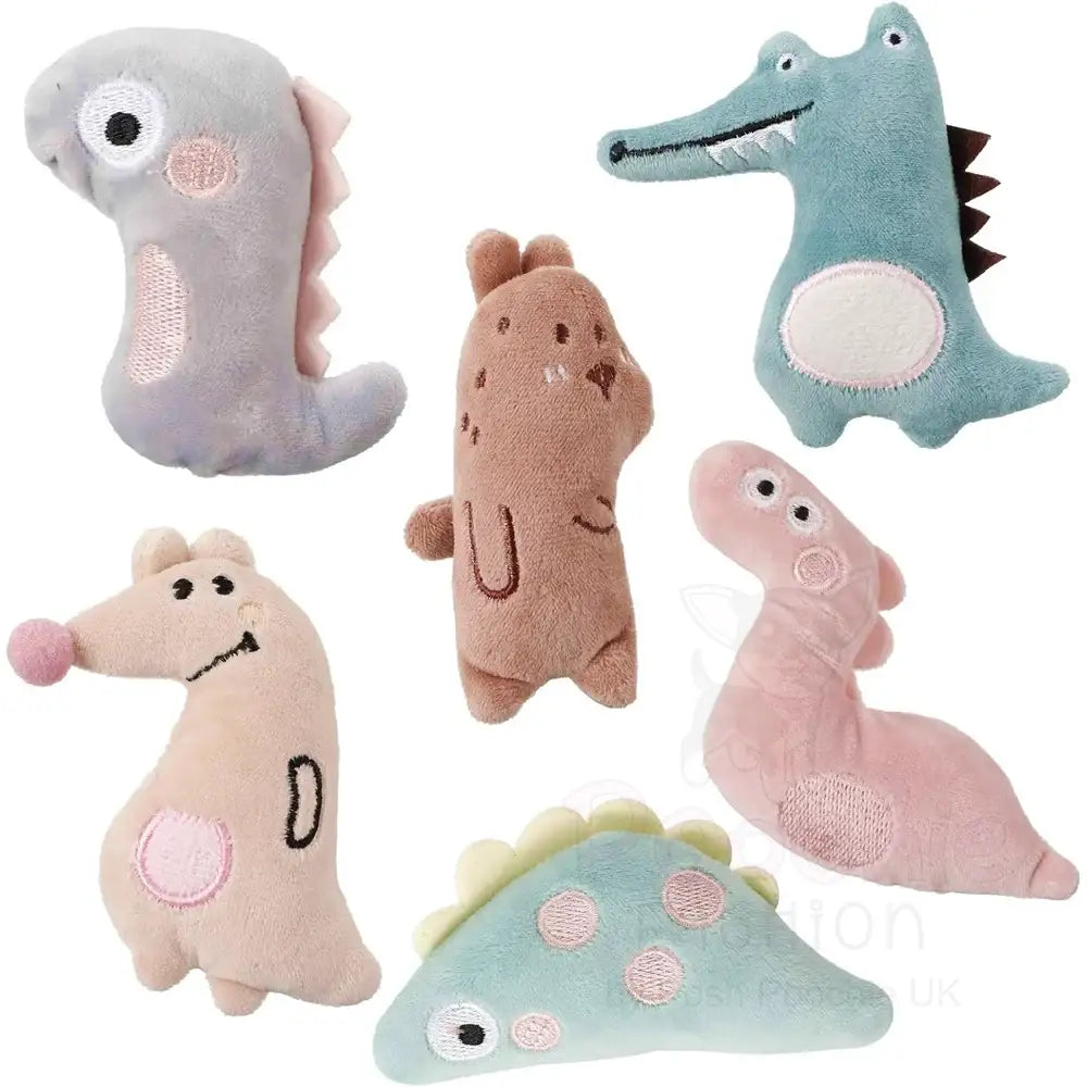 Cartoon Plush Catnip Toys 3 Pack - Posh Catz - 6