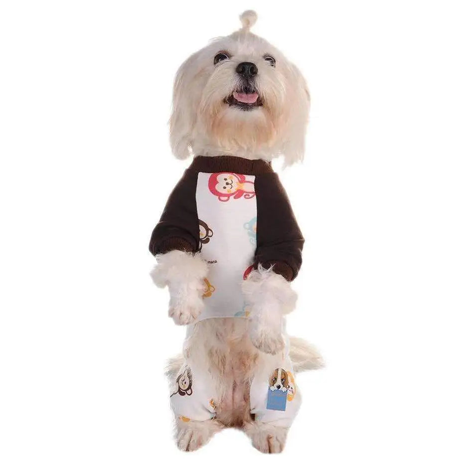 Cheeky Monkey Onesie Dog Pyjamas - Posh Pawz - 5