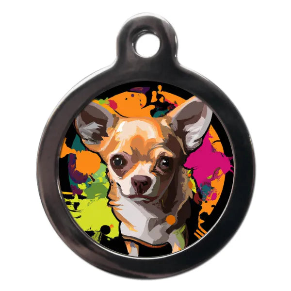 Chihuahua Graffiti Dog Id Tag Ps Pet Tags 1