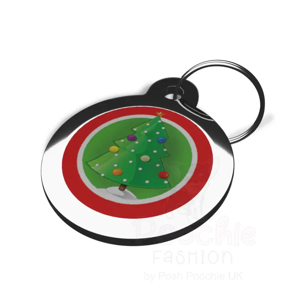 Christmas Tree Dog Id Tag - Ps Pet Tags - 2