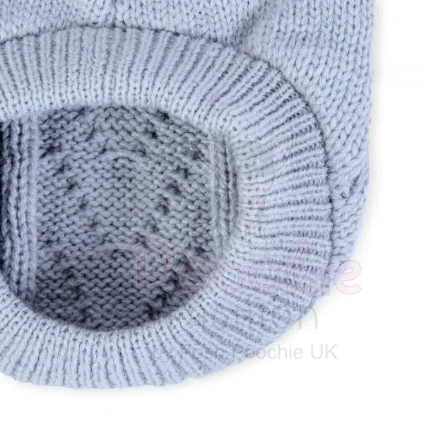 Chunky Cable Knit Dog Jumper in Grey - Rich Paw - 3