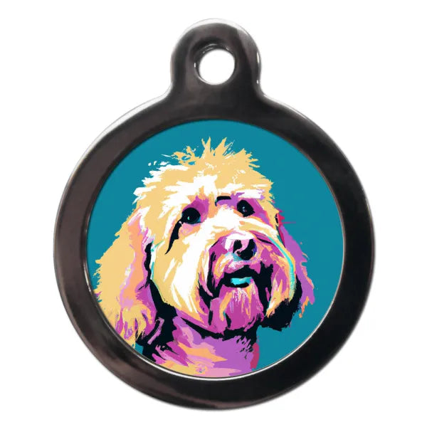 Cockapoo Pop Art Dog Id Tag Ps Pet Tags 1