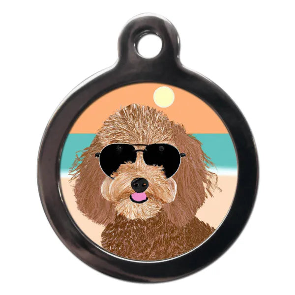 Cockapoo Summertime Dog Id Tag Ps Pet Tags 1