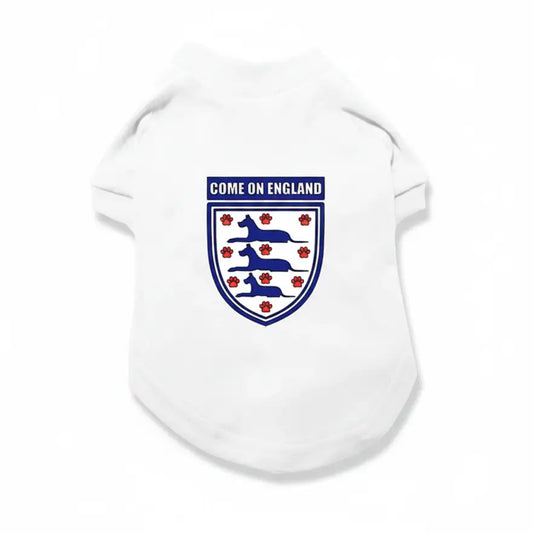 Come on England Dog Football Shirt - Poochie Fashion - 2