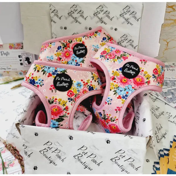 Cottage Floral Dog Harness - Pet Pooch - 1