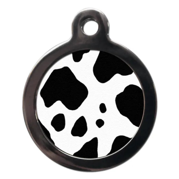 Cow Print Dog Id Tag Ps Pet Tags 1
