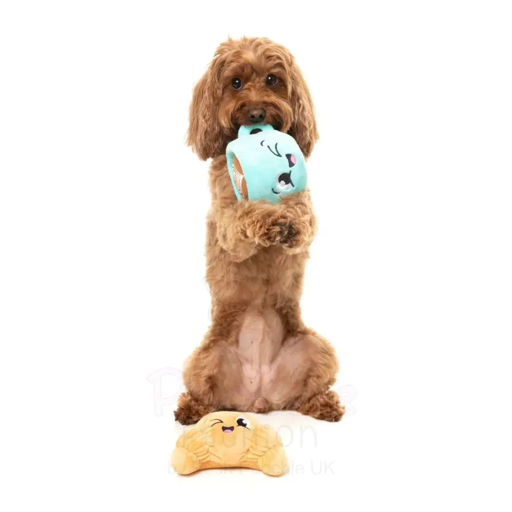 Croissant & Cappuccino 2 Pack Dog Toys by Fuzzyard - Fuzzyard - 6
