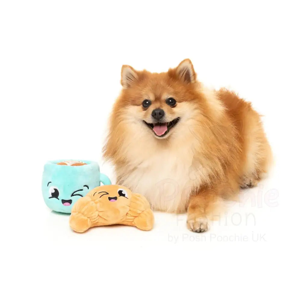 Croissant & Cappuccino 2 Pack Dog Toys by Fuzzyard - Fuzzyard - 5