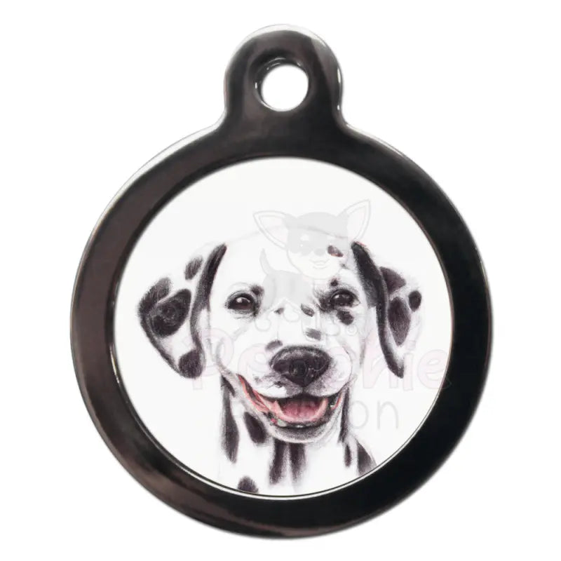 Dalmatian Portrait Dog Id Tag - Ps Pet Tags - 1