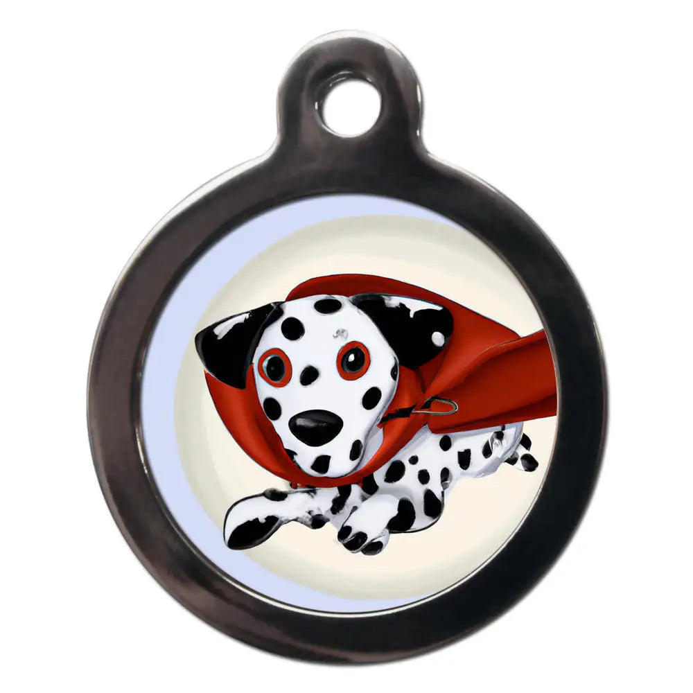 Dalmatian Superdog Dog Id Tag - Ps Pet Tags - 1