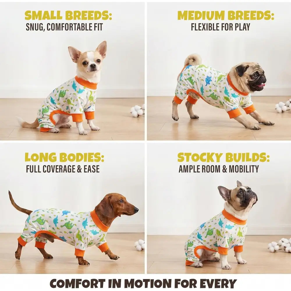 Dinosaur Dog Pyjamas - Posh Pawz - 4