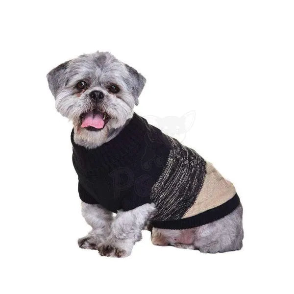 Donegal Black and Brown Dog Jumper - Urban - 3