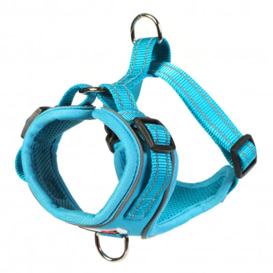 Doodlebone Adjustable Airmesh Dog Harness - Aqua Blue - Doodle - 1