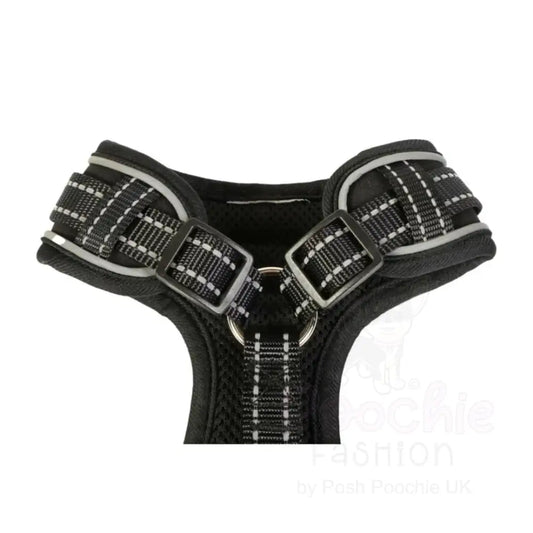 Doodlebone Adjustable Airmesh Dog Harness - Coal Black - Doodlebone - 2