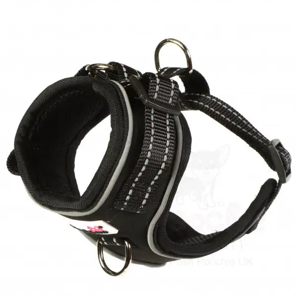 Doodlebone Adjustable Airmesh Dog Harness - Coal Black - Doodlebone - 3