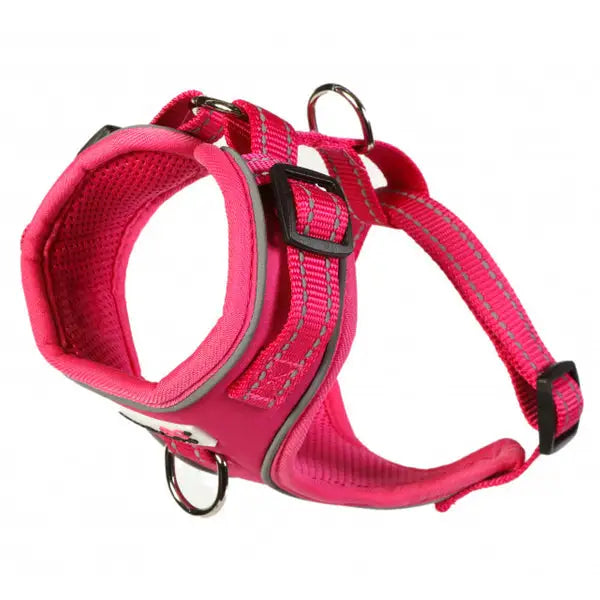 Doodlebone Adjustable Airmesh Dog Harness - Fuchsia Pink - Doodlebone - 3