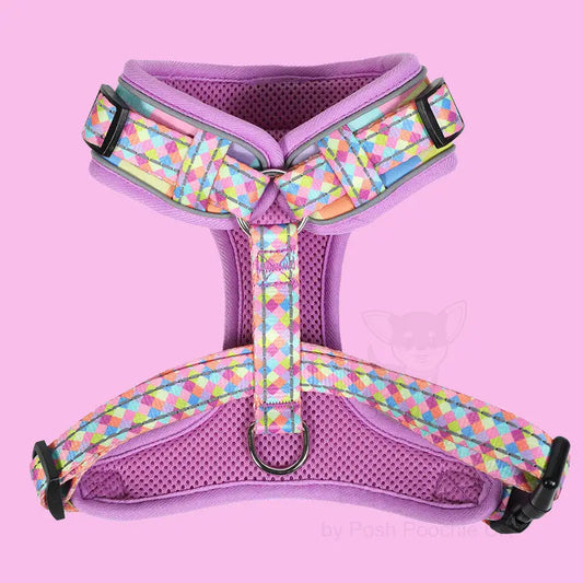 Doodlebone Adjustable Airmesh Dog Harness - Retro - Doodle - 2